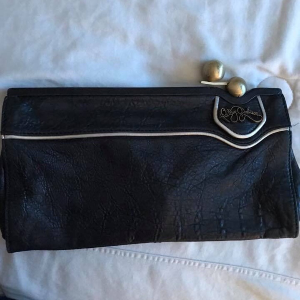 Leather clutch